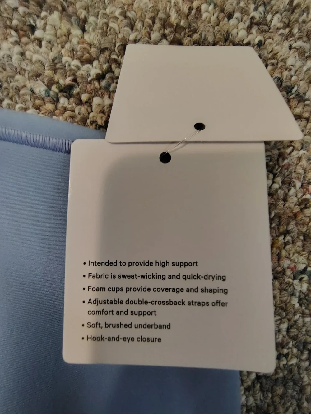 Lululemon Energy Bra *High Support Prep Blue 38D New
